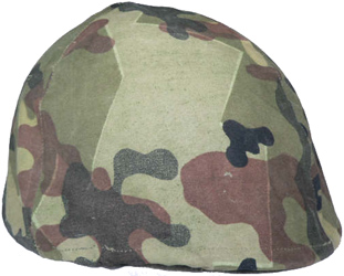 Couvre-casque Zelt-Tarnmuster, coté Automne-Hiver. Couvre-casque Zelt-Tarnmuster, coté Automne-Hiver.