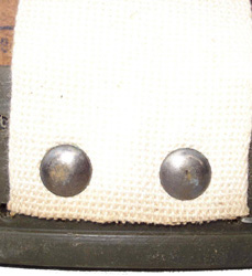 Fixation bande de toile forte. Fixation bande de toile forte.