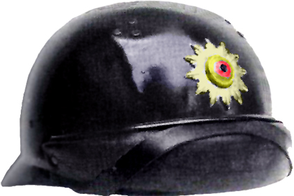 Photo d'époque avec cocarde de casquette.