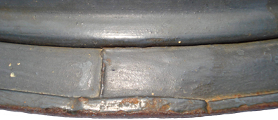 Assemblage visière couvre-nuque (Japy). Assemblage visière couvre-nuque (Japy).