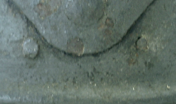 Réparation d'une agrafe dessoudée. Réparation d'une agrafe dessoudée.