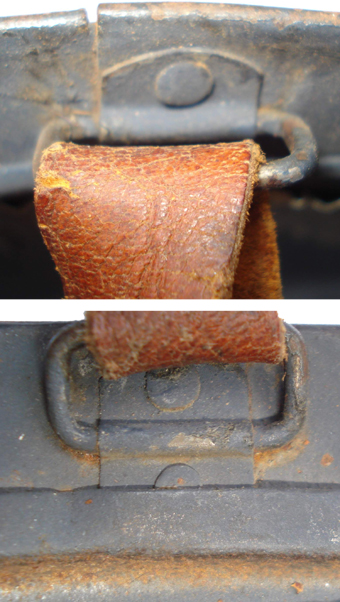 Fixation de la jugulaire sur l'aile, Cie des Compteurs. Fixation de la jugulaire sur l'aile, Cie des Compteurs.