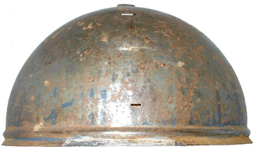 Calotte, vue de face. Calotte, vue de face.