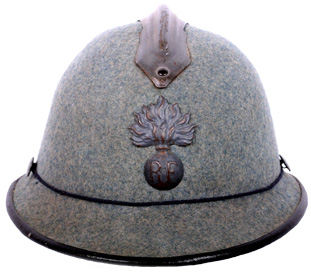 Casque en feutre Manufrance. Casque en feutre Manufrance.