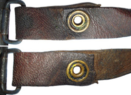 Variante de rivet en faux oeillet. Variante de rivet en faux oeillet.