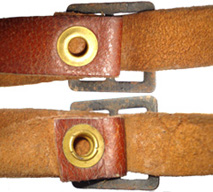 Autre variante de rivet en faux oeillet. Autre variante de rivet en faux oeillet.