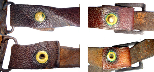 Jugulaire montée avec un rivet tubulaire à chaque extrémité. Jugulaire montée avec un rivet tubulaire à chaque extrémité.