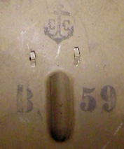 Cie des Compteurs moutarde, taille B3-59. Cie des Compteurs moutarde, taille B3-59.