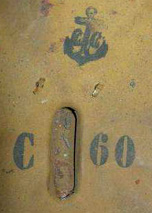 Cie des Compteurs moutarde, taille C1-60. Cie des Compteurs moutarde, taille C1-60.