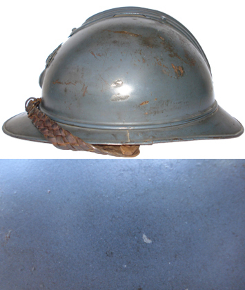 Peinture d'usine primitive, gris bleu clair. Peinture d'usine primitive, gris bleu clair.