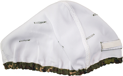 Camouflage pixelisé vue à plat, envers/revers. Camouflage pixelisé vue à plat, envers/revers.