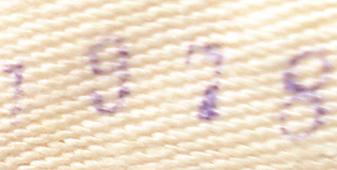 Date de fabricantion ou numérotation. Date de fabricantion ou numérotation.