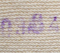 Date de fabricantion ou numérotation. Date de fabricantion ou numérotation.