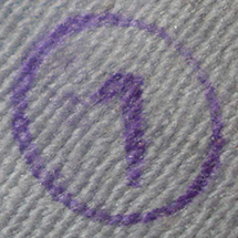 Tampon de contrôle. Tampon de contrôle.