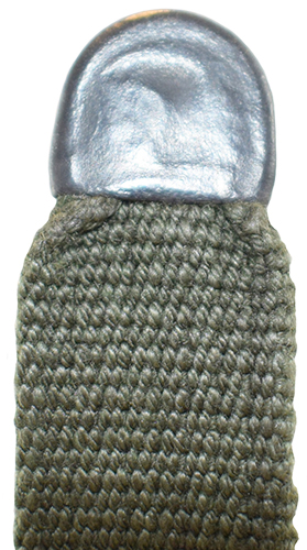 Extrémité renforcée par ferret. Extrémité renforcée par ferret.