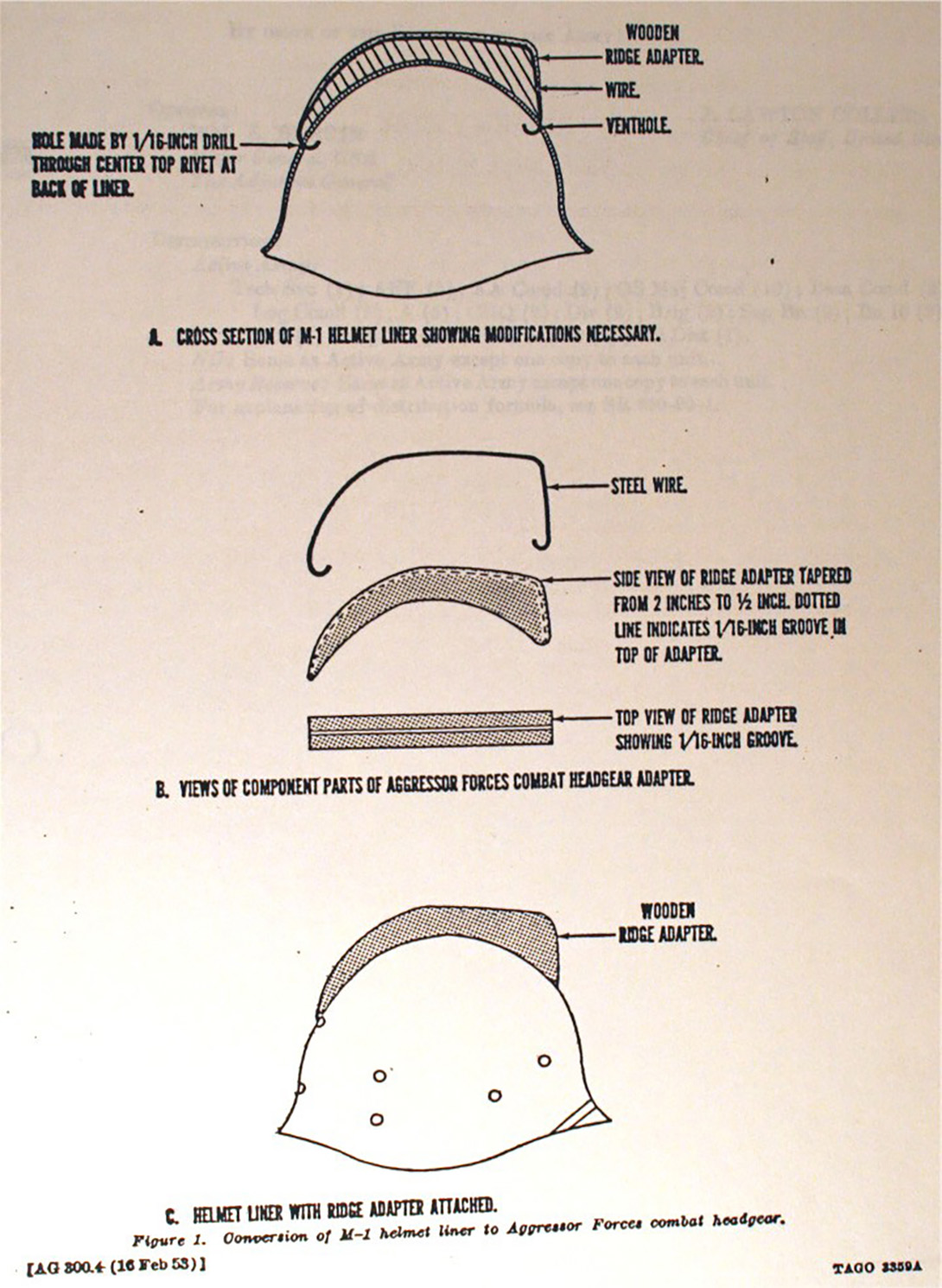 Notice de l'armée américaine pour transformer un liner en casque Aggressor. Notice de l'armée américaine pour transformer un liner en casque Aggressor.
