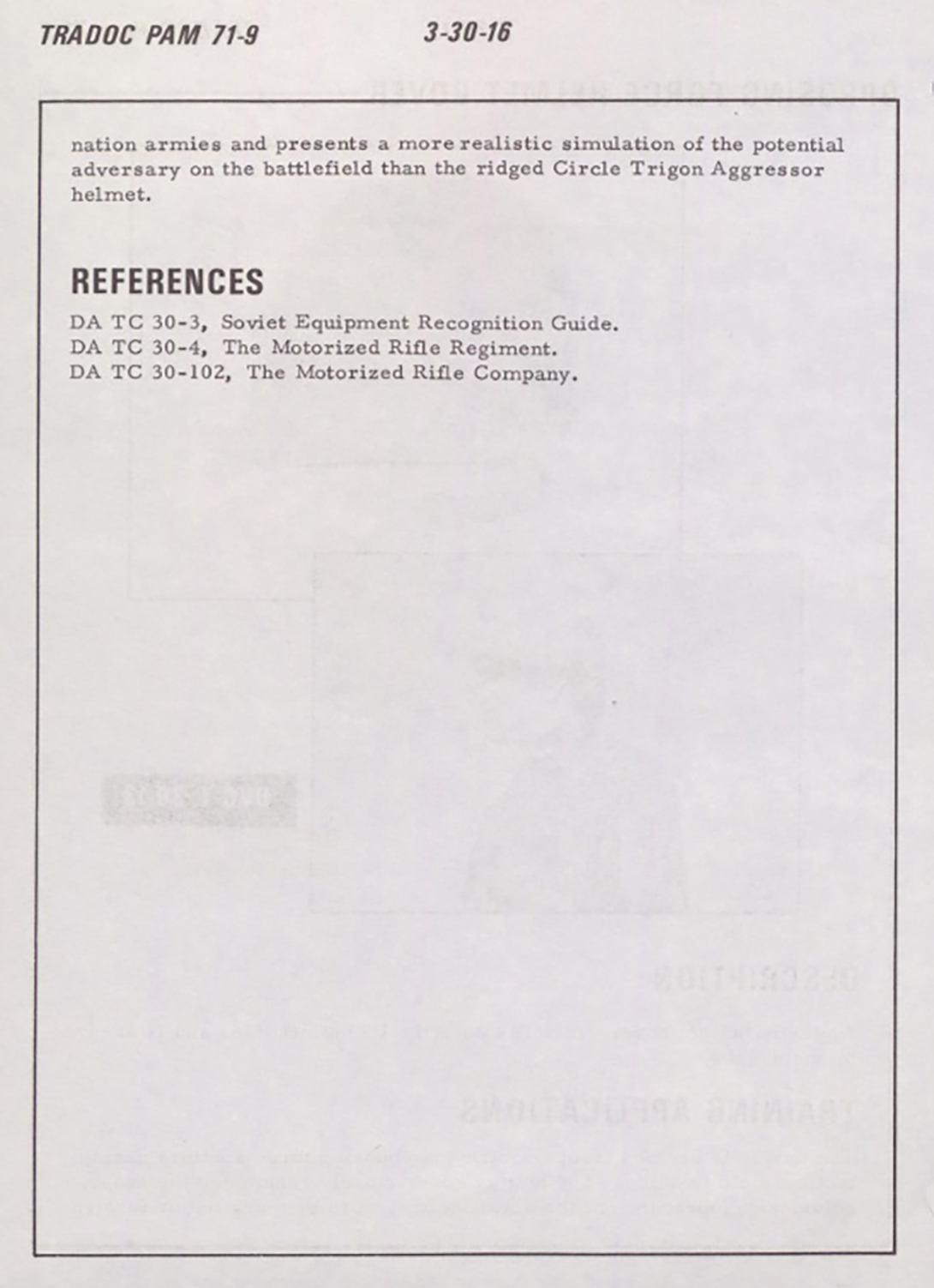 Notice de l'armée américaine pour transformer un liner en casque Aggressor. Notice de l'armée américaine pour transformer un liner en casque Aggressor.