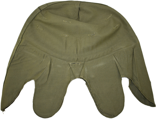 Vue à plat - revers. Vue à plat - revers.