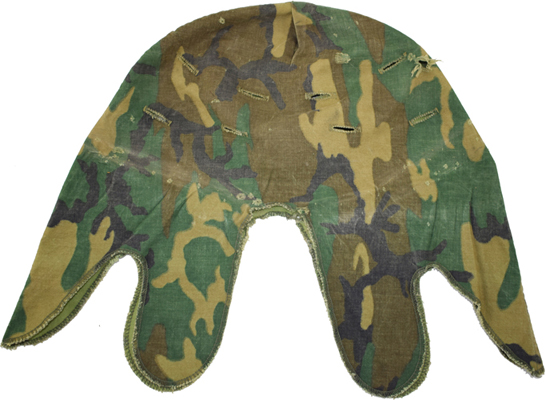 Vue à plat - envers. Vue à plat - envers.