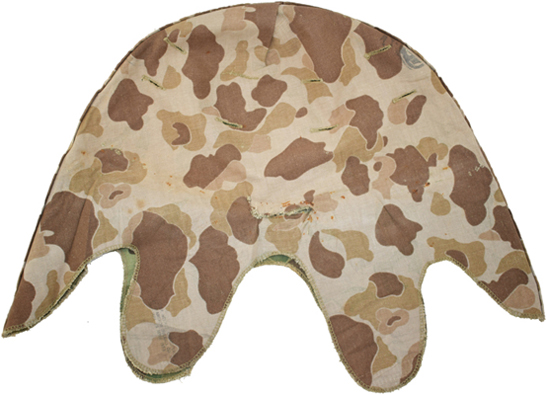 Vue à plat - revers (plage). Vue à plat - revers (plage).