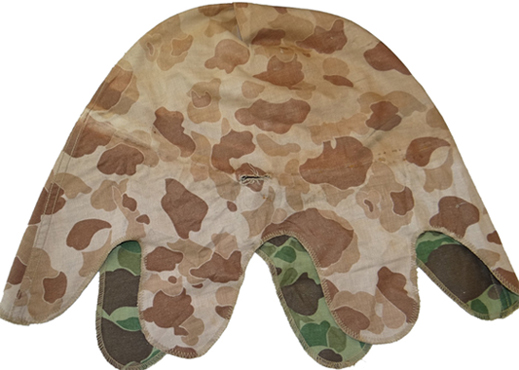 Vue à plat - revers (plage). Vue à plat - revers (plage).