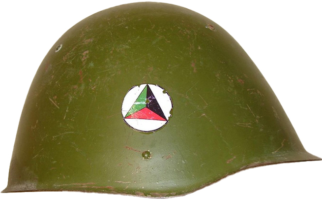 Autre exemple avec embl&ecirc;me de l'arm&eacute;e nationale afghane, vue de c&ocirc;t&eacute;.