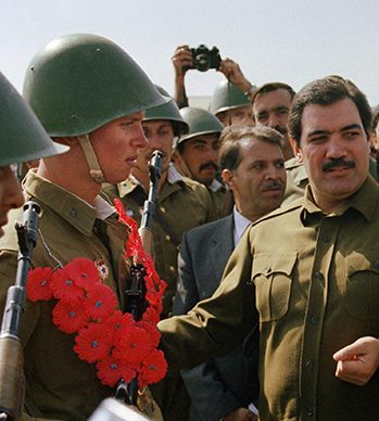 Soldats sovi&eacute;tiques et afghans durant la guerre d'Afghanistan 1979-1989.