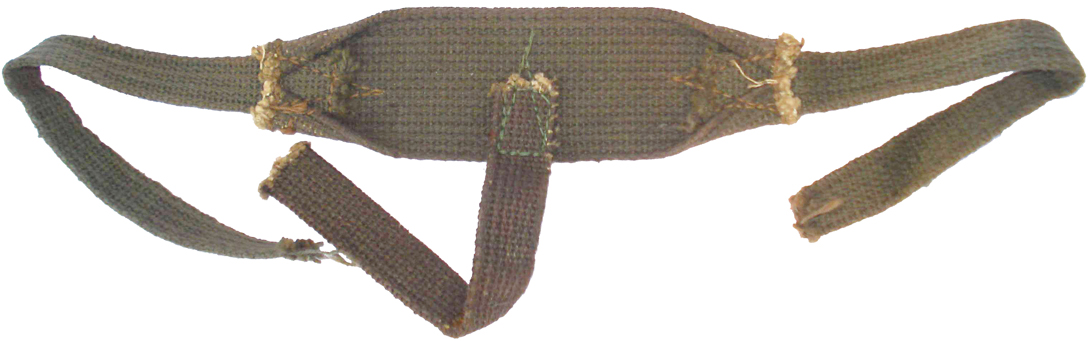 Bande nuquière - neckband (recto/verso). Bande nuquière - neckband (recto/verso).