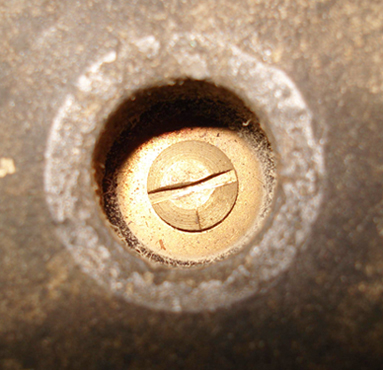 Vis de type Mark II avec rondelle. Vis de type Mark II avec rondelle.