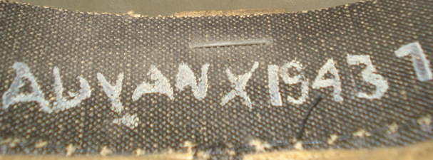 Coiffe Advanx, taille 7, fabriquée en 1943.