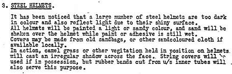 Notice sur la couleur des casques.