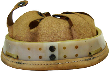 Coiffe, vue avant et jointure cerclage. Coiffe, vue avant et jointure cerclage.