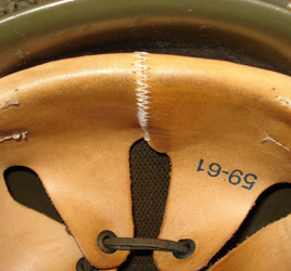 Vue arrière. Couture arrière.