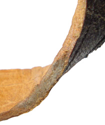 Cuir, face fauve et face noire. Cuir, face fauve et face noire.