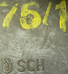 Complété d'un marquage à l'encre. Complété d'un marquage à l'encre.