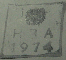 Tampon du Service de l'intendance. Tampon du Service de l'intendance.