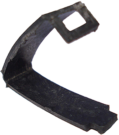 Clip en plastique de maintien.