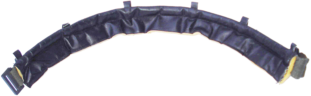 Bandeau de t&ecirc;te doubl&eacute; en mousse.