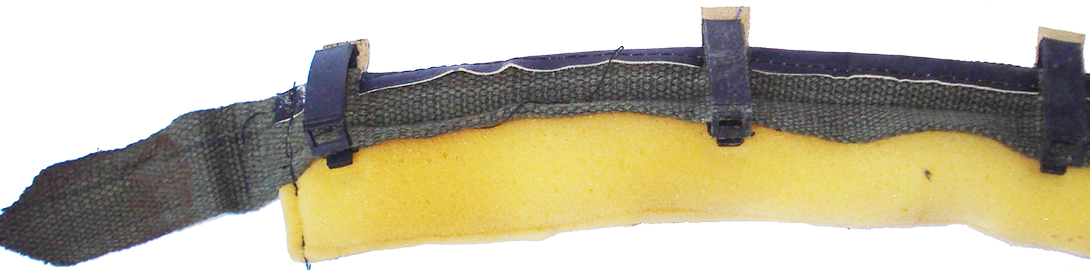 Bandeau de t&ecirc;te doubl&eacute; en mousse.