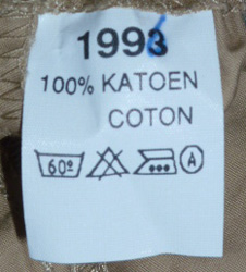 Etiquette fabricant. Etiquette fabricant.