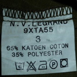 Etiquette fabricant. Etiquette fabricant.