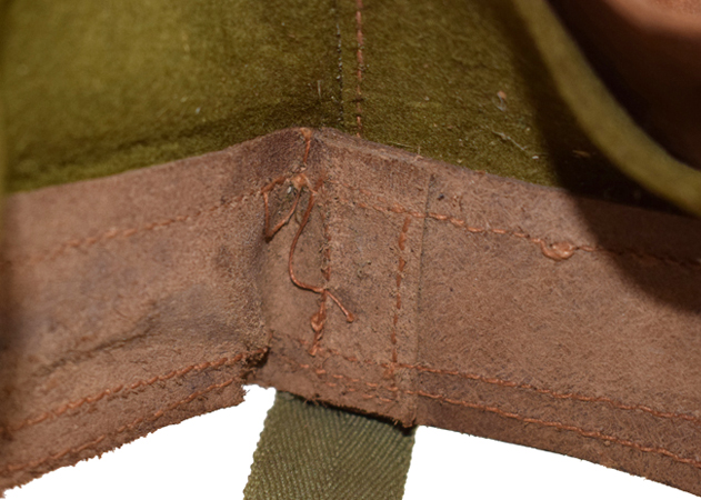 Jointure cerclage en cuir. Jointure cerclage en cuir.