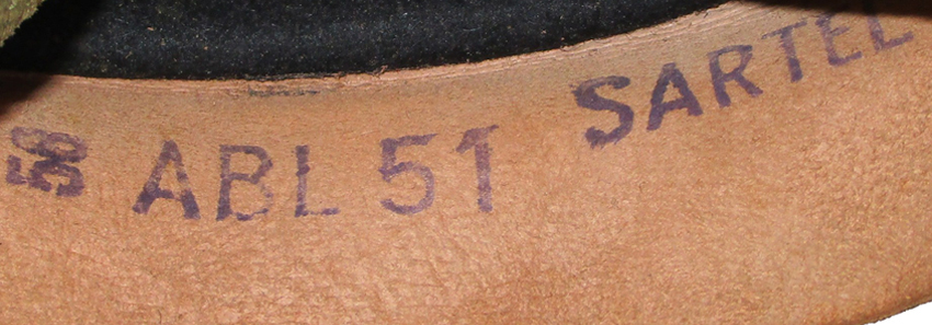 Fabrication SARTEL 1951. Fabrication SARTEL 1951.
