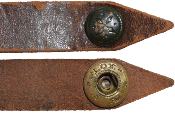 Boucle pression de l'extrémité de la partie longue.