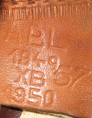 Fabrication X.B 1950, taille 57.