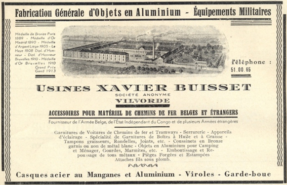 Document publicitaire X.Buisset. Document publicitaire X.Buisset.