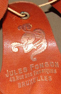 Marquage Jules Fonson. Marquage Jules Fonson.