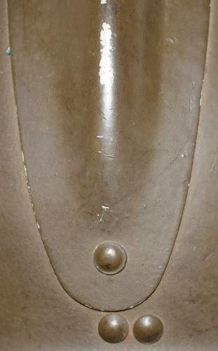 Pointe arrière et rivets de fixation lame ressort. Pointe arrière et rivets de fixation lame ressort.