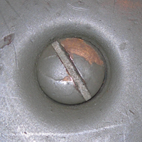 Enfoncement de la coque. Enfoncement de la coque.