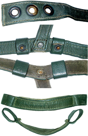 Détails : Extrémité, jonction droite, mentonnière. Détails : Extrémité, jonction droite, mentonnière.